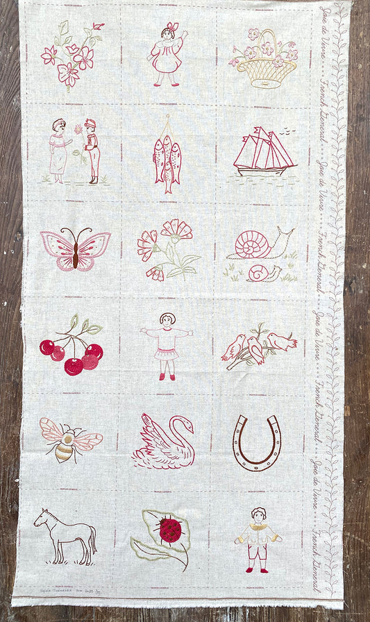 Joie De Vivre Embroidery Sampler