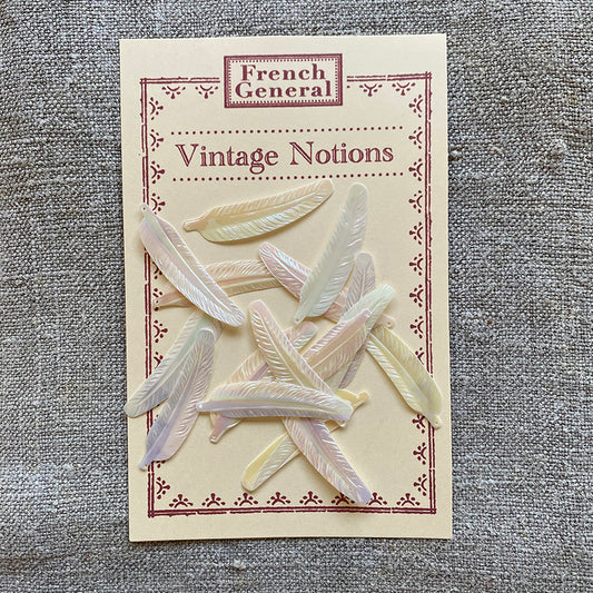 Vintage Celluloid Feather Sequins