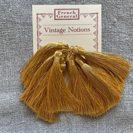Vintage Gold Tassels - Set of 12