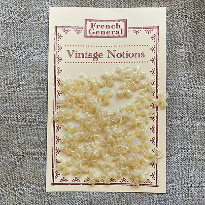 Vintage Celluloid Clover Sequins