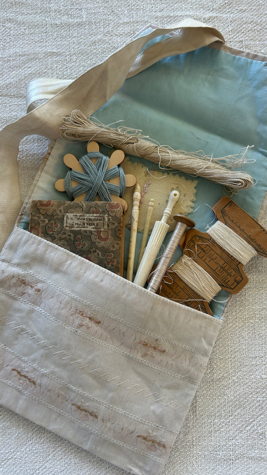 Antique French Sewing Kit - Cadeau