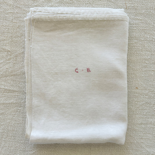 Vintage Household Cloth / CR Monogram