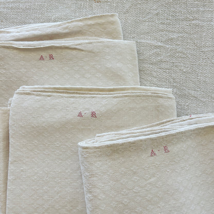 Vintage Household Cloth / AR Monogram