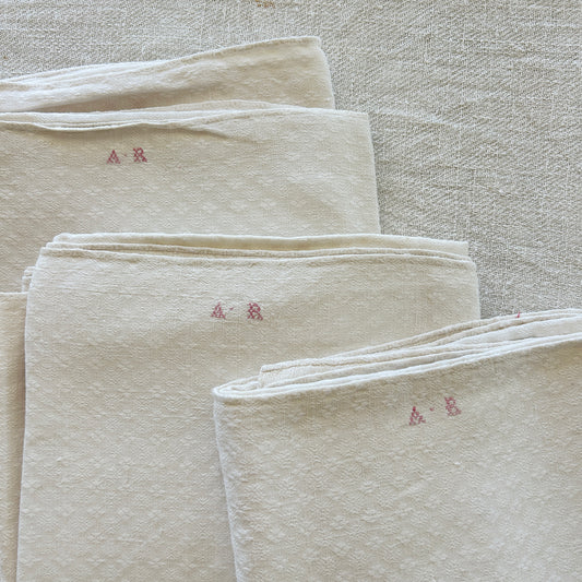 Vintage Household Cloth / AR Monogram