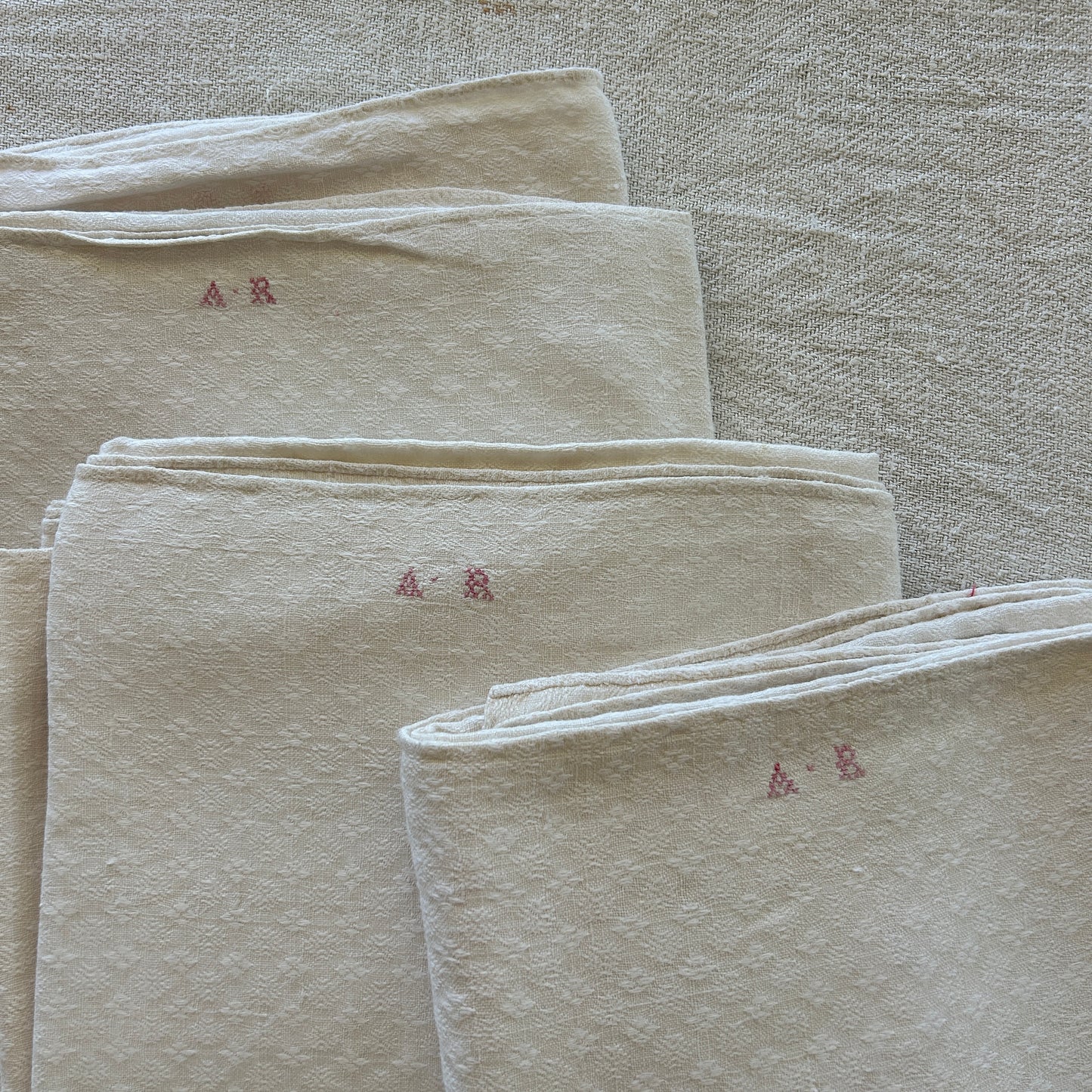 Vintage Household Cloth / AR Monogram
