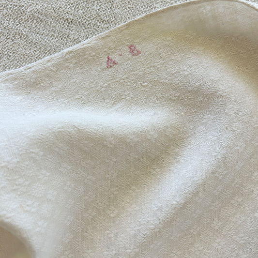 Vintage Household Cloth / AR Monogram