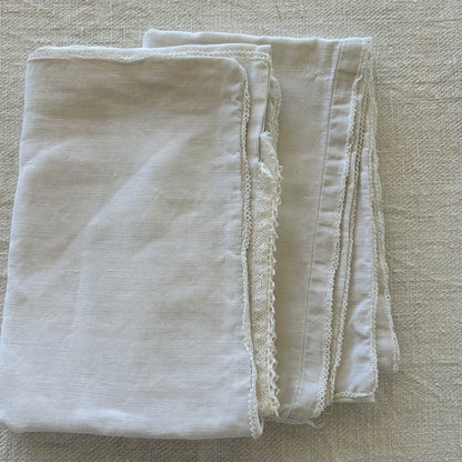 Antique Linen Pillowcases / Set of 2