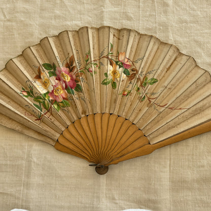 Antique Folies Bergère Souvenir Fan