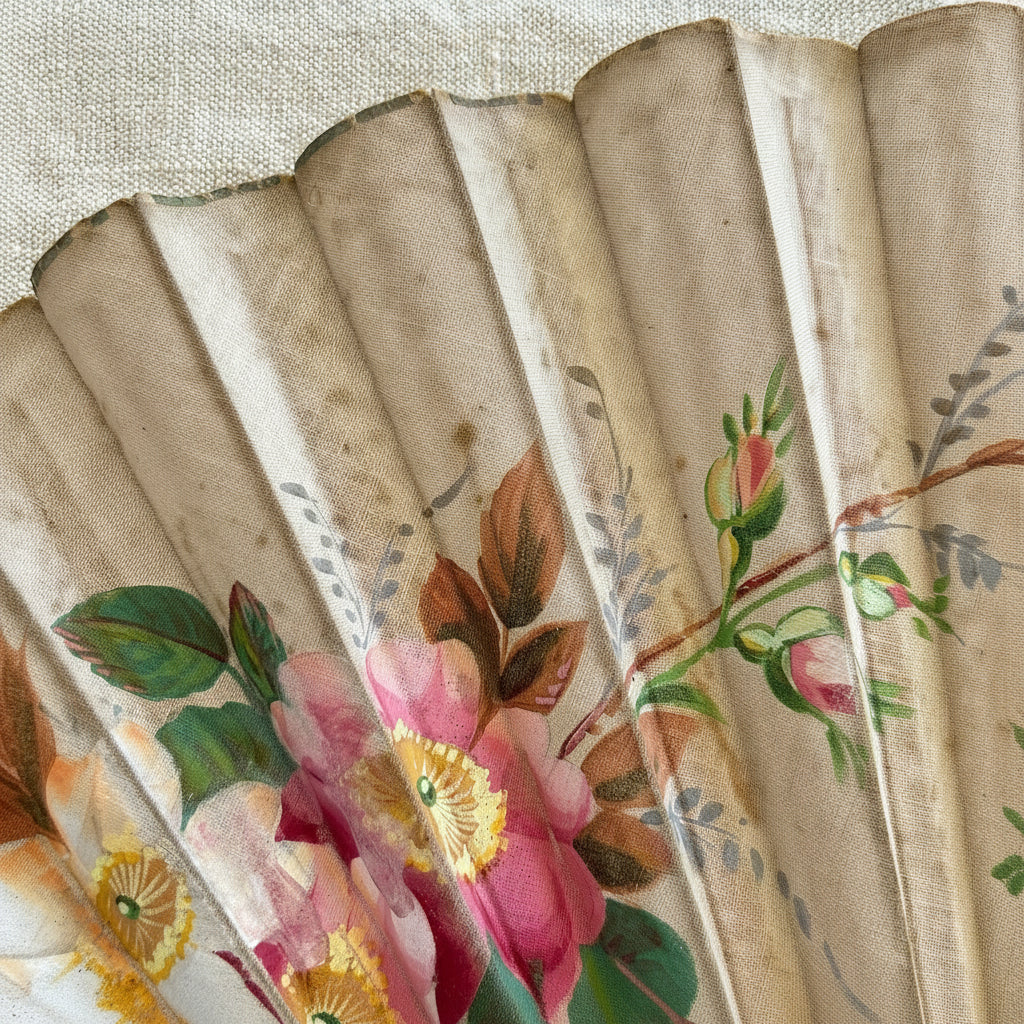 Antique Folies Bergère Souvenir Fan