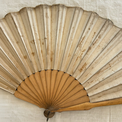 Antique Folies Bergère Souvenir Fan