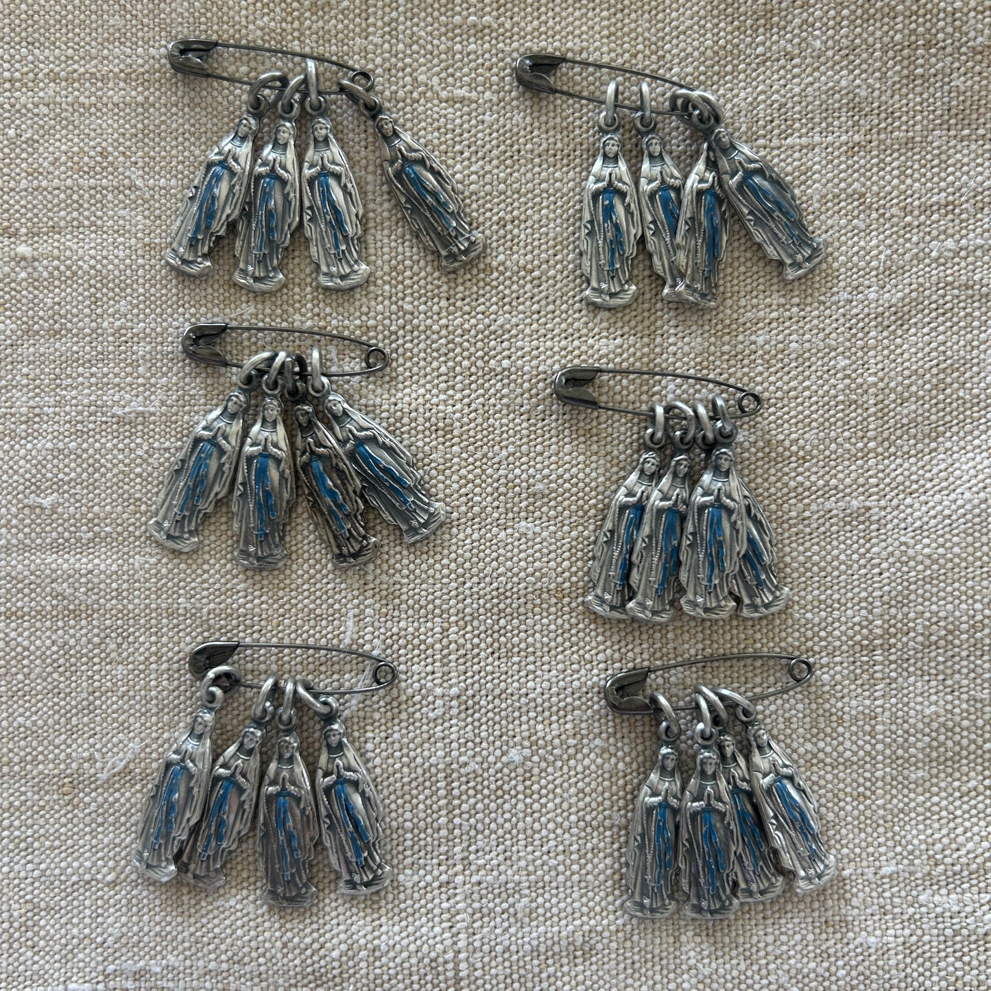 Vintage Miraculous Mary Medals