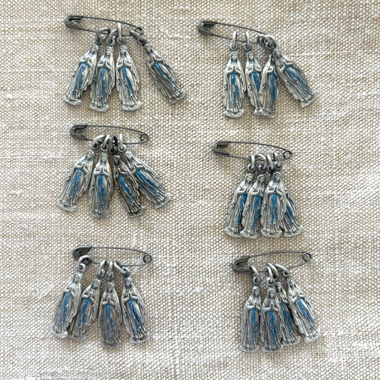 Vintage Miraculous Mary Medals