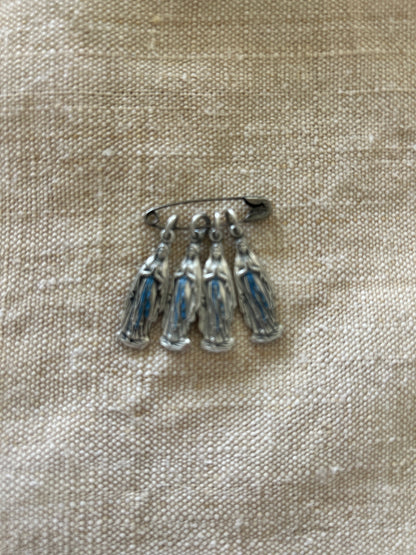 Vintage Miraculous Mary Medals