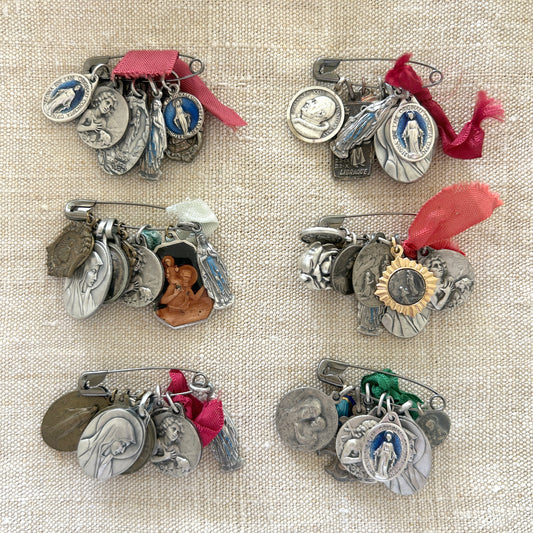 Vintage Religious Medals / Set of 8