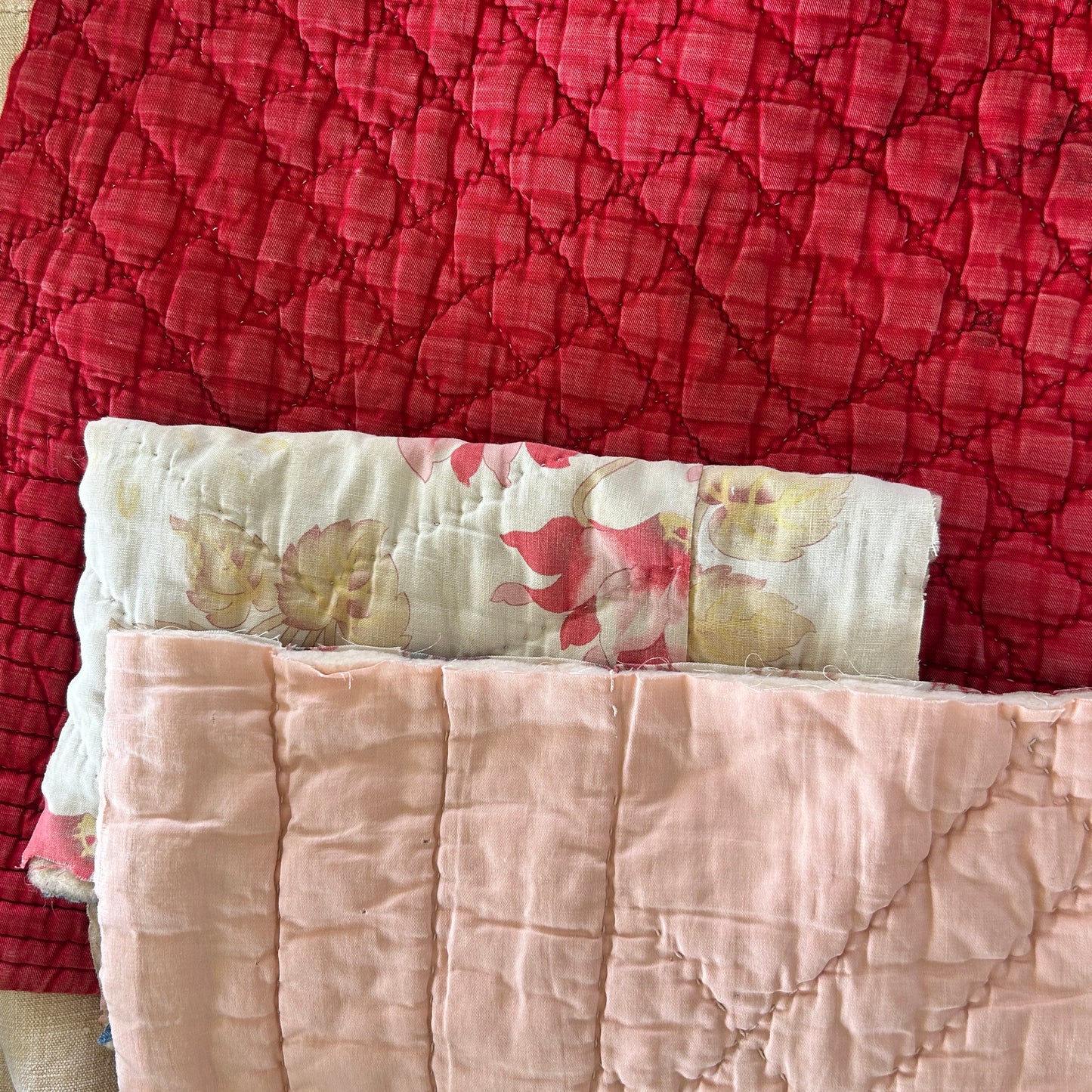 Antique Quilted Scraps