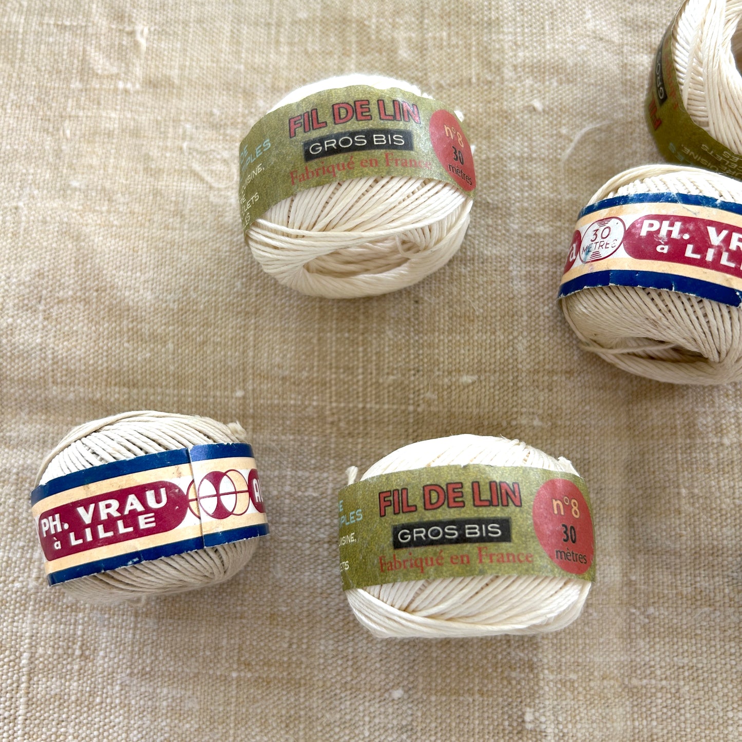 Vintage Spool of Fil de Lin