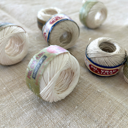 Vintage Spool of Fil de Lin