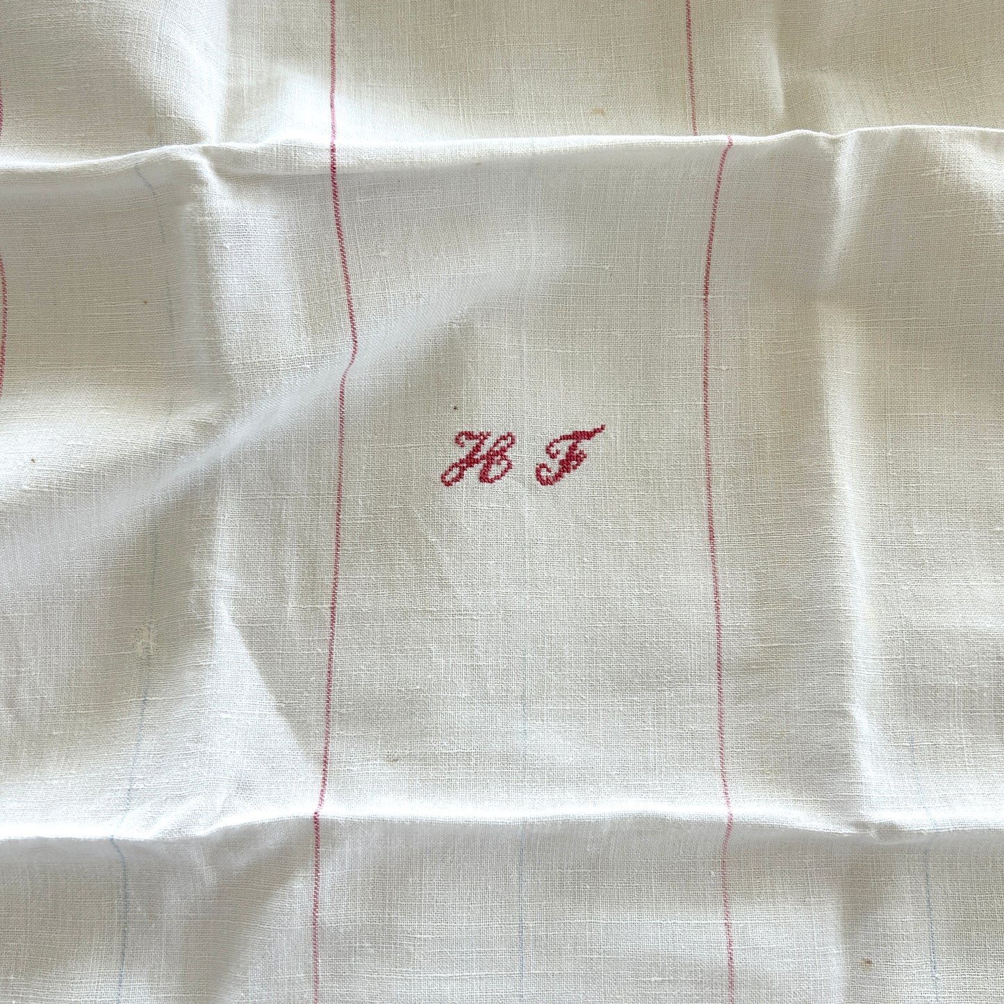 Vintage Country Torchons / Set of 4 / HF Monogram