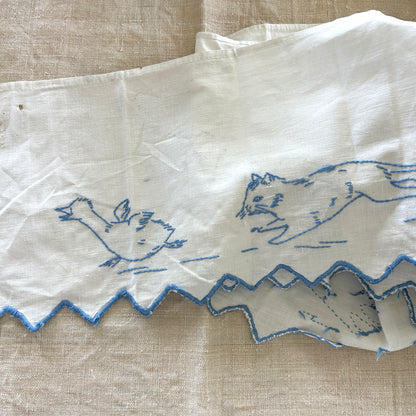 Vintage Blue and White Shelf Liner