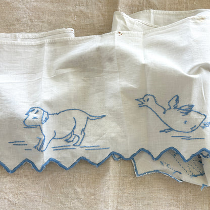 Vintage Blue and White Shelf Liner