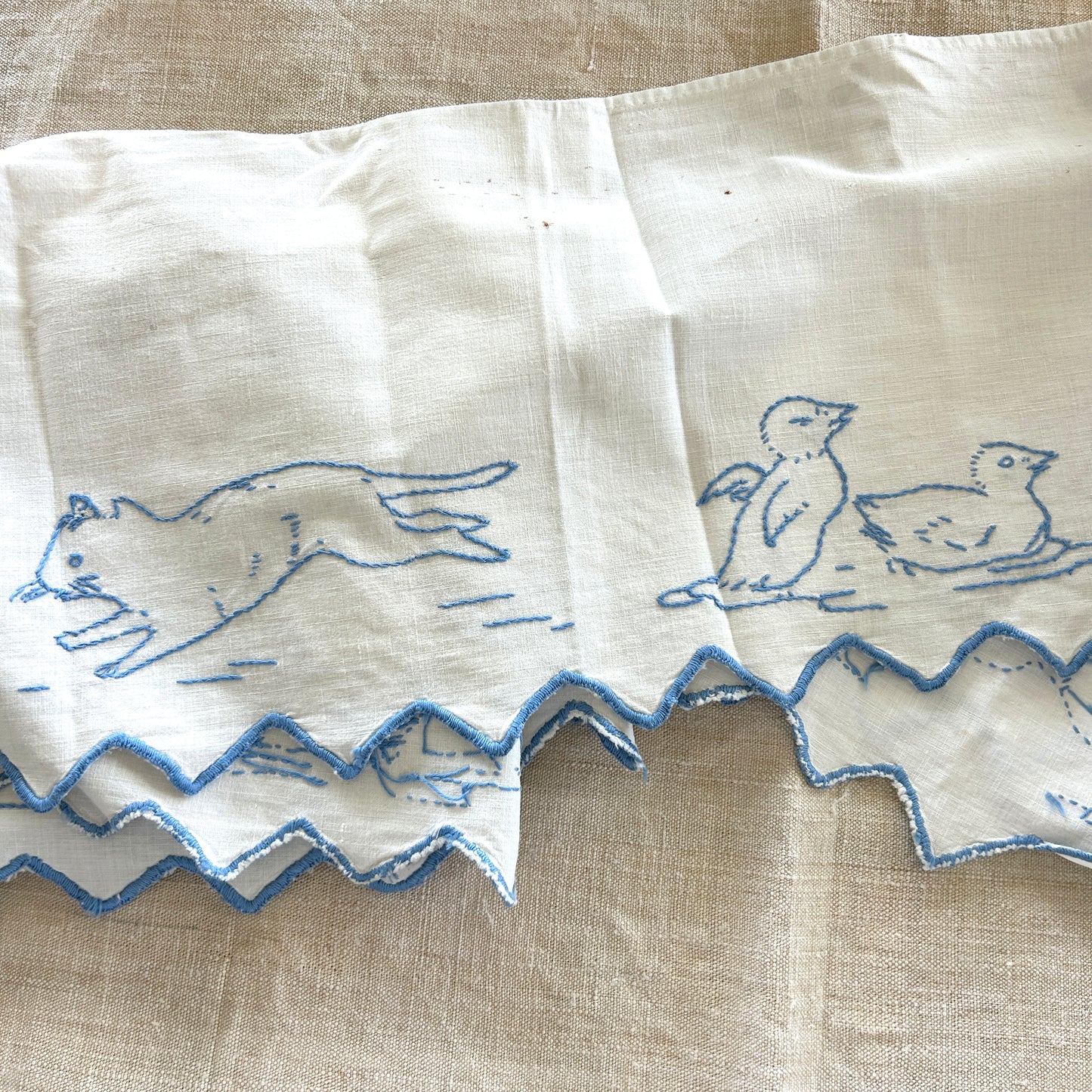 Vintage Blue and White Shelf Liner