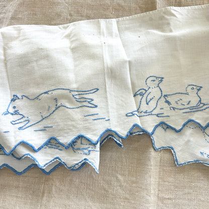 Vintage Blue and White Shelf Liner