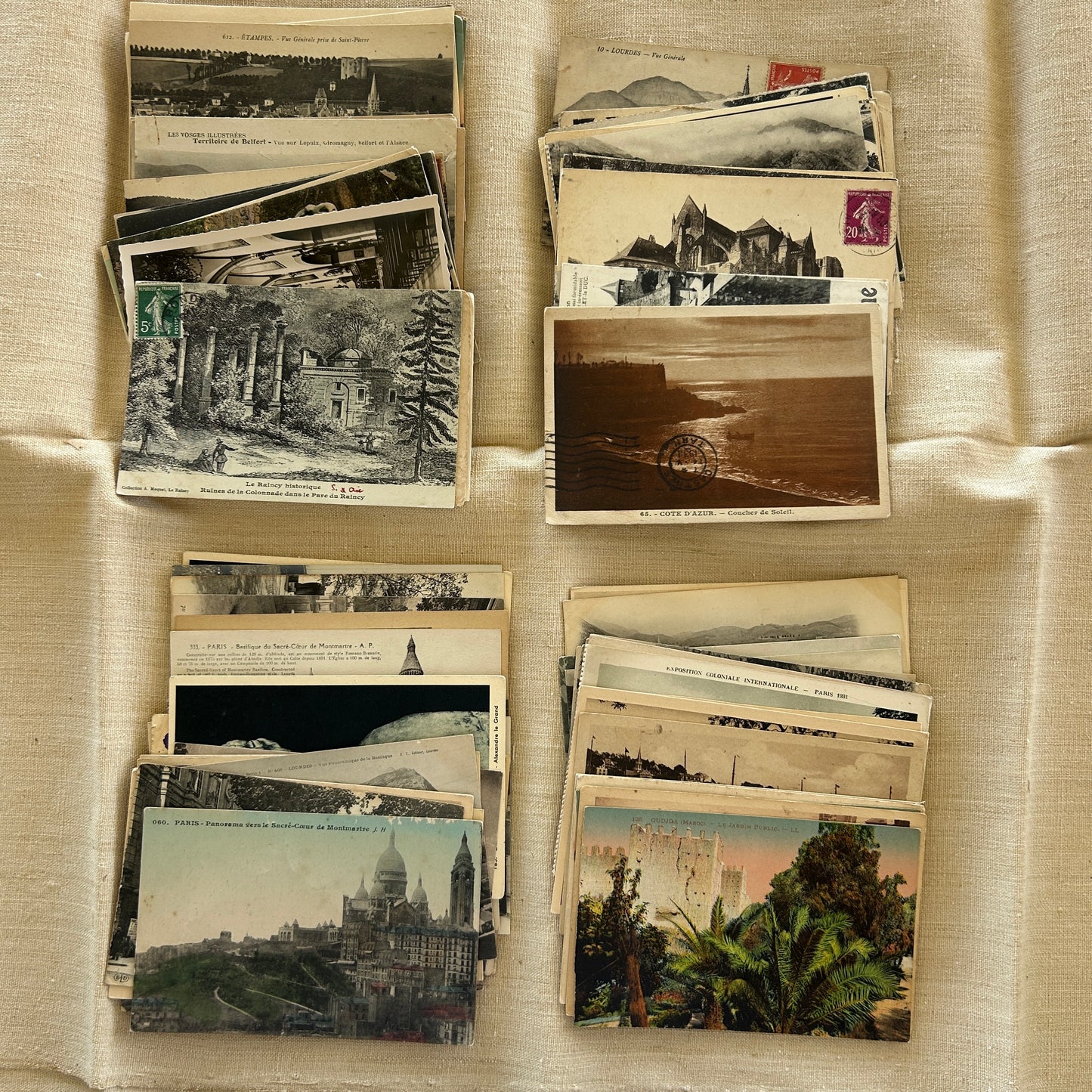 Vintage Postcards from France / Pack of 25