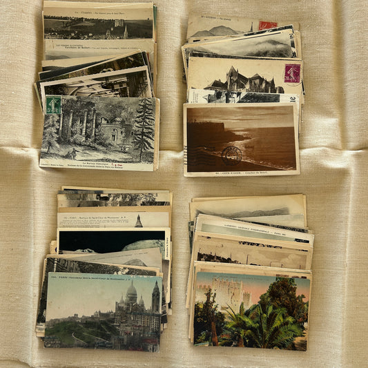 Vintage Postcards from France / Pack of 25