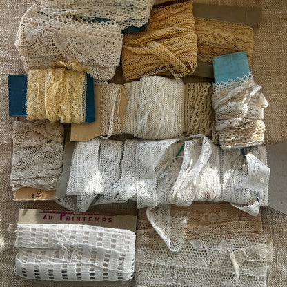 Old French Lace Scraps Deux