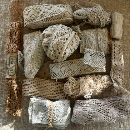 Old French Lace Scraps Deux