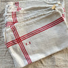 Vintage French Tea Towels - FS Monogram - Set of Three