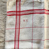 Vintage French Tea Towels - ME Monogram - Set of Three