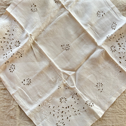 Vintage Linen Tea Set - CG Monogram