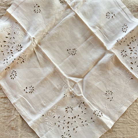 Vintage Linen Tea Set - CG Monogram