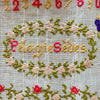 Antique French Sampler - Dated 1880