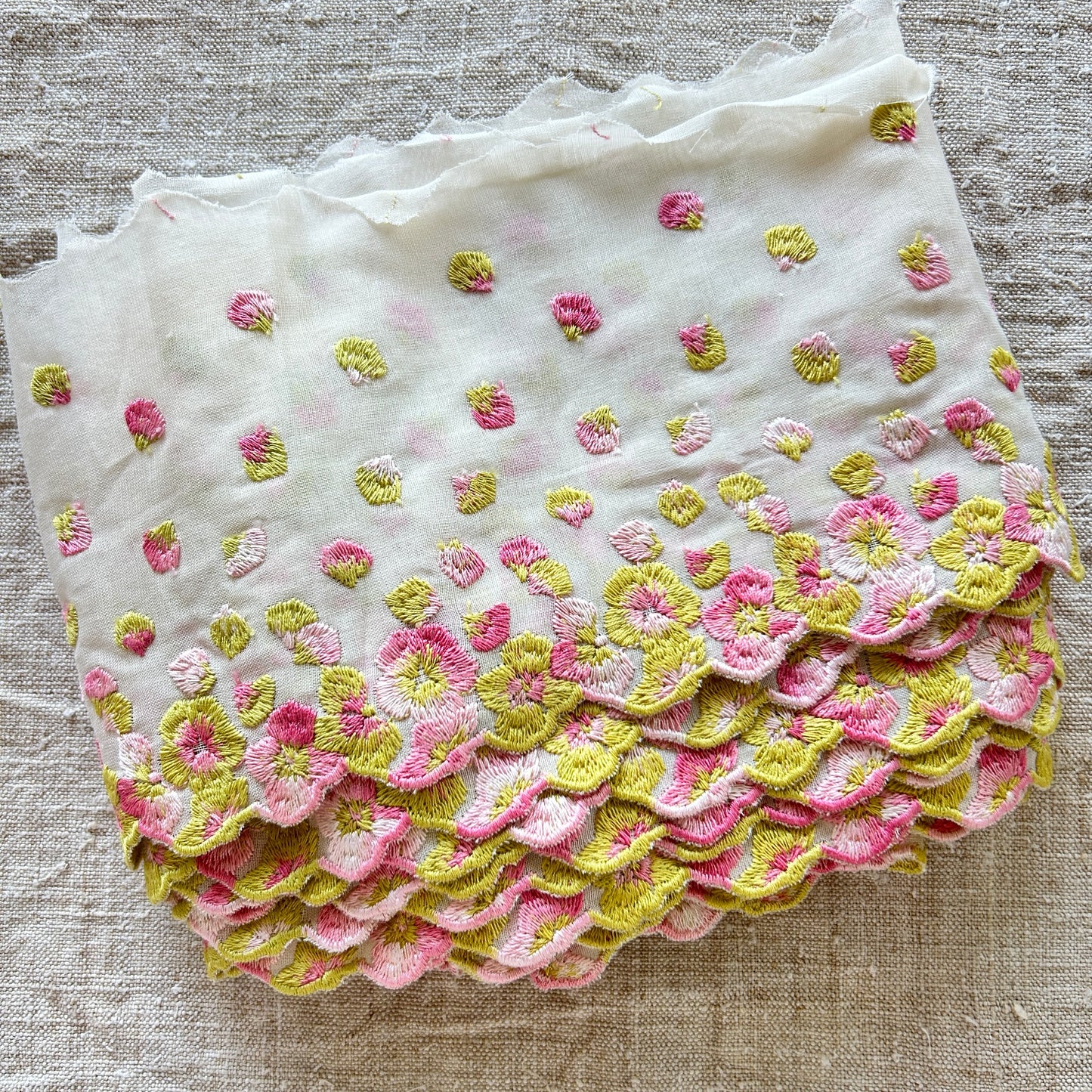 Vintage French Floral Trim