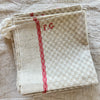Vintage French Checkered Tea Towels - Unused Stock - Set of Two