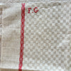 Vintage French Checkered Tea Towels - Unused Stock - Set of Two