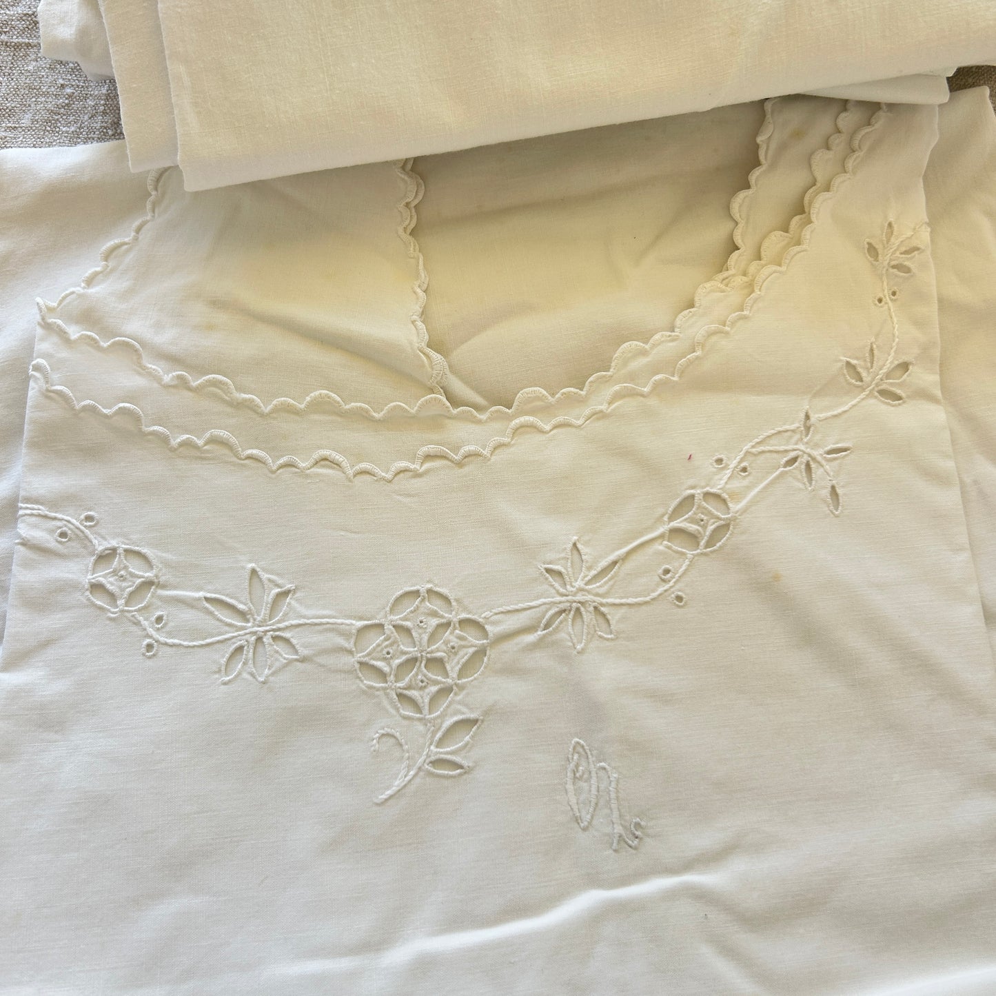 Vintage Cotton Chemise / Sleeveless