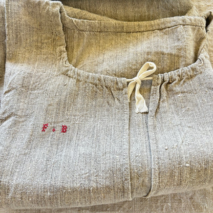 Antique Hemp Chemise / FB Monogram