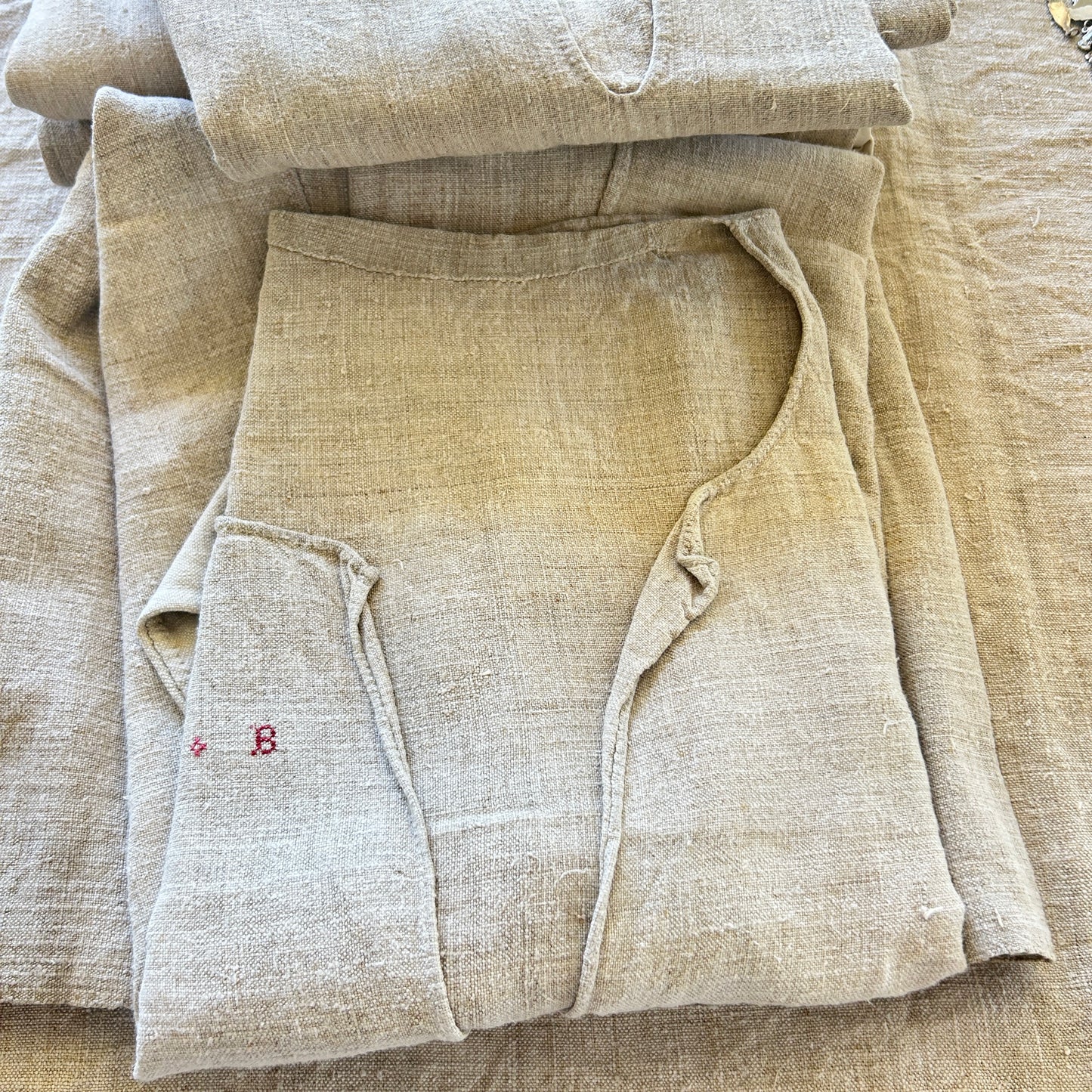 Antique Hemp Chemise / FB Monogram