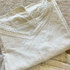 Vintage Linen/Cotton Chemise / Capped Sleeves / MB Monogram