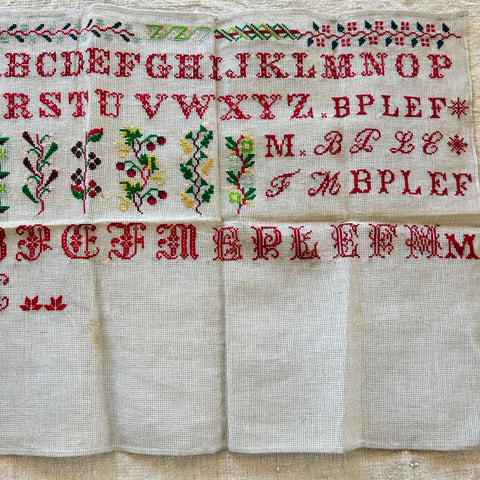 Antique French Sampler