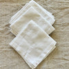 Vintage Linen Handerchiefs / Set of Two / YM Monogram