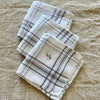 Vintage Linen Handkerchiefs / Set of Three / HB Monogram