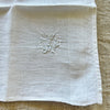 Vintage Linen Handkerchiefs / Set of Two / Julia
