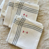 Vintage Linen Handkerchiefs / Set of Six / PG Monogram
