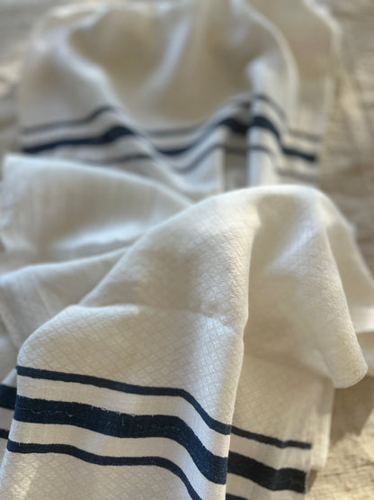 Antique Béarn Household Cloth / Set of Two /JP Monogram