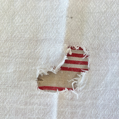 Antique Béarn Household Cloth / Set of Two /JP Monogram