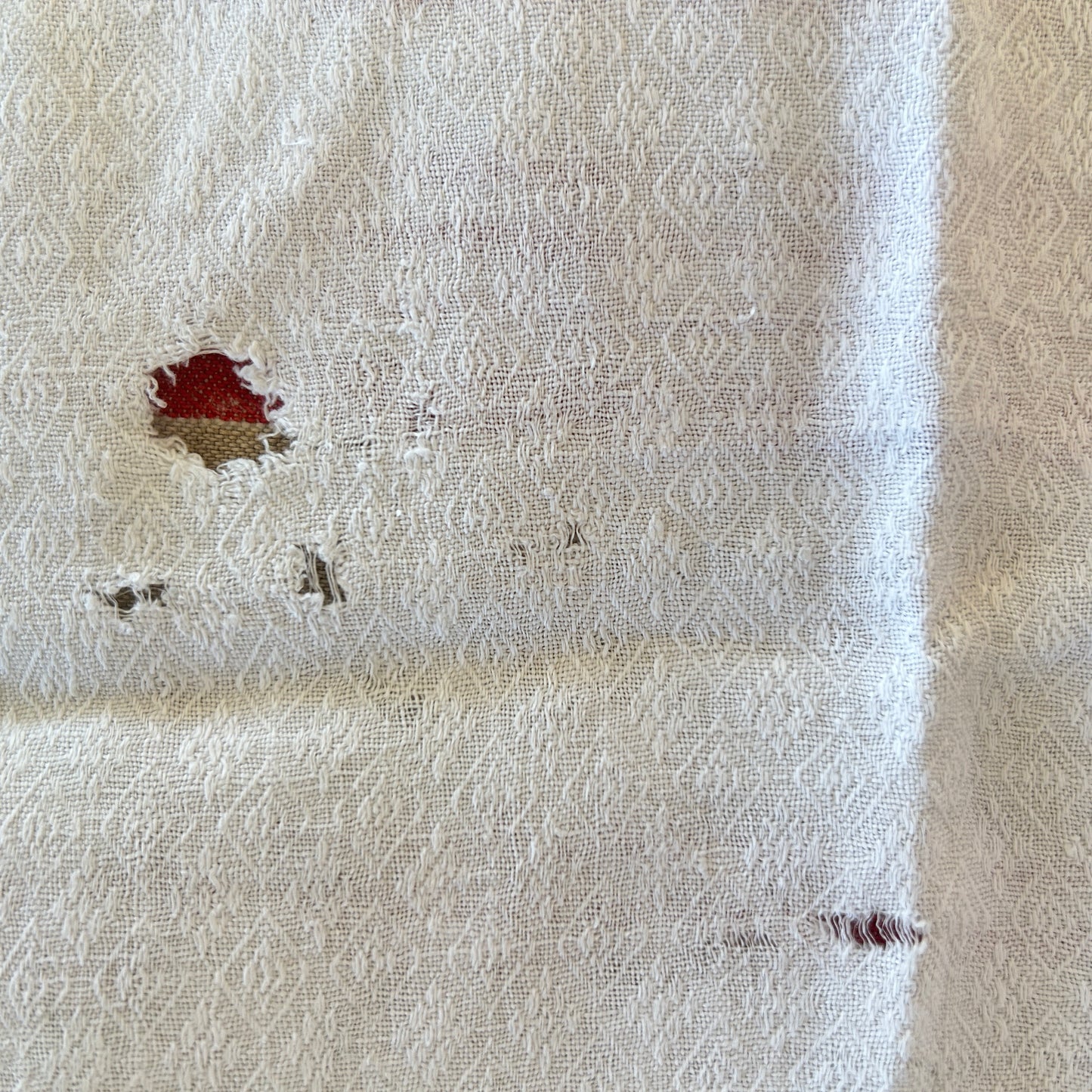 Antique Béarn Household Cloth / Set of Two /JP Monogram